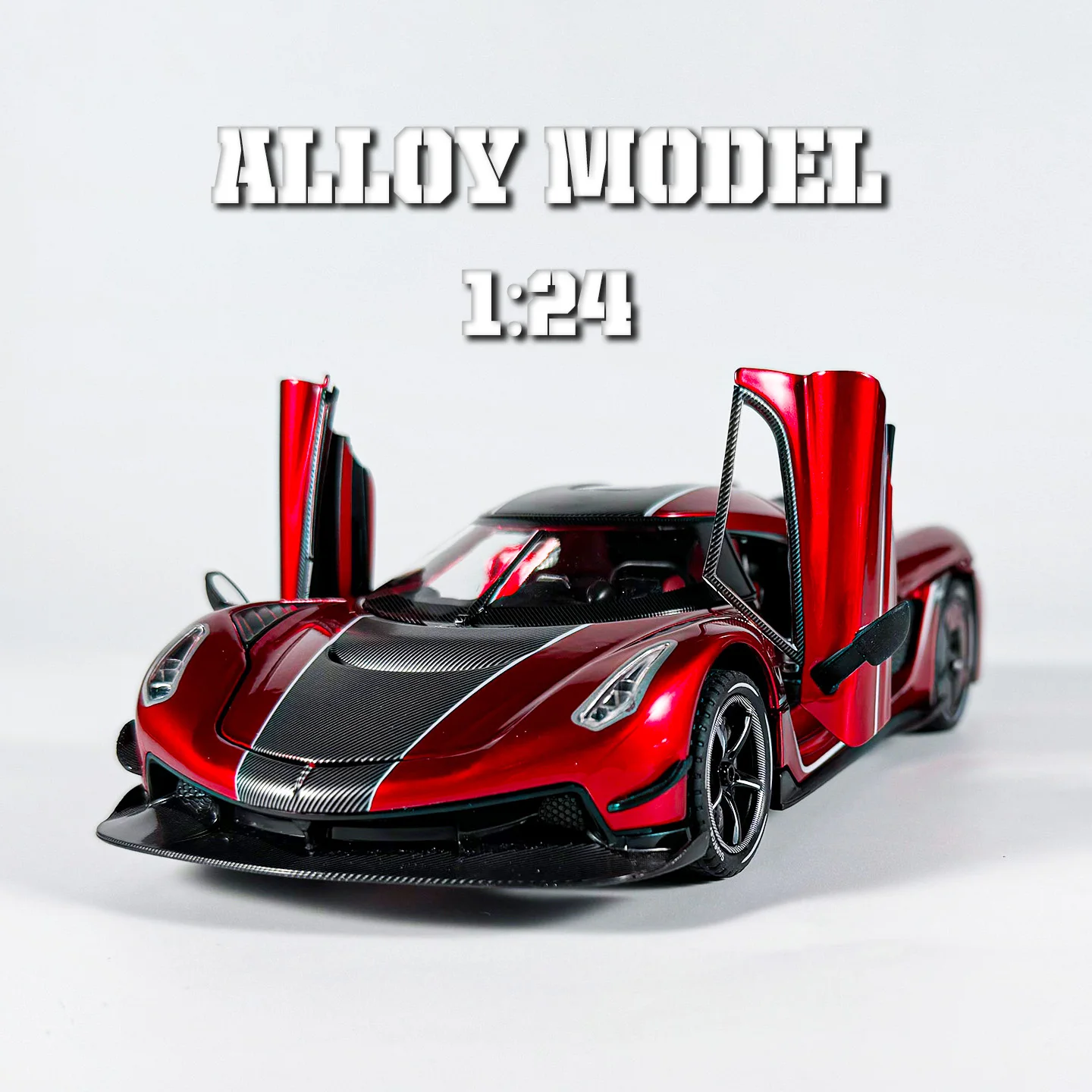1:24 alloy model car, simulated sound and light, exquisite desktop ornaments, the best collection for car model enthusiasts
1:24 alloy model car, simulated sound and light, exquisite desktop ornaments, the best collection for car model enthusiasts