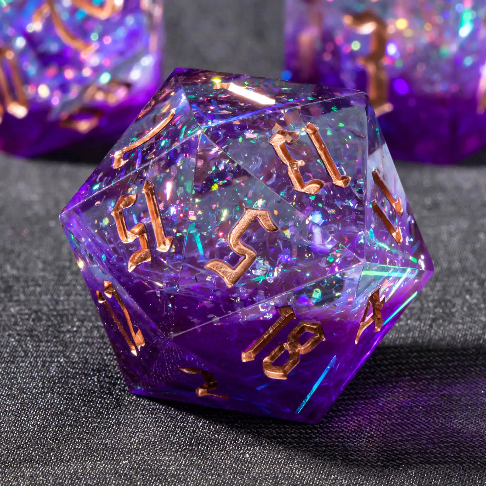 KERWELLSI DND Sharp Edge Resin Dice Set, Dungeon and Dragon D&D Dice Set for Role Playing, RPG Polyhedral Dice Set, D and D Dice
KERWELLSI DND Sharp Edge Resin Dice Set, Dungeon and Dragon D&D Dice Set for Role Playing, RPG Polyhedral Dice Set, D and D Dice