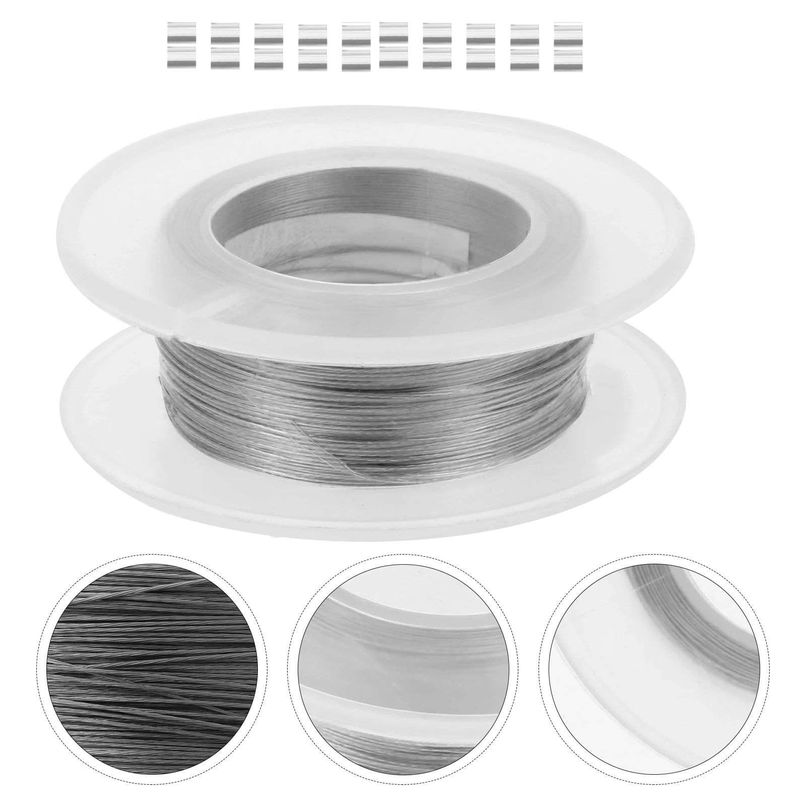 30PCS Steel Wire Rope Kit Rust Resistant Fishing Clothesline Outdoor Accessory Strong Wire Rope Sleeves for Lighting Hanging
30PCS Steel Wire Rope Kit Rust Resistant Fishing Clothesline Outdoor Accessory Strong Wire Rope Sleeves for Lighting Hanging
