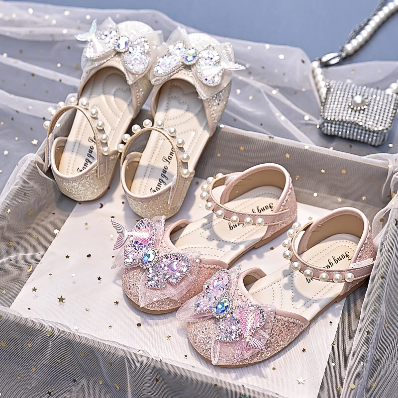 Girls Half Sandals with Butterfly-knot Children Crystal Princess Performance Sandals Kids Flats Ballet Dress Shoes Size 26-36
Girls Half Sandals with Butterfly-knot Children Crystal Princess Performance Sandals Kids Flats Ballet Dress Shoes Size 26-36