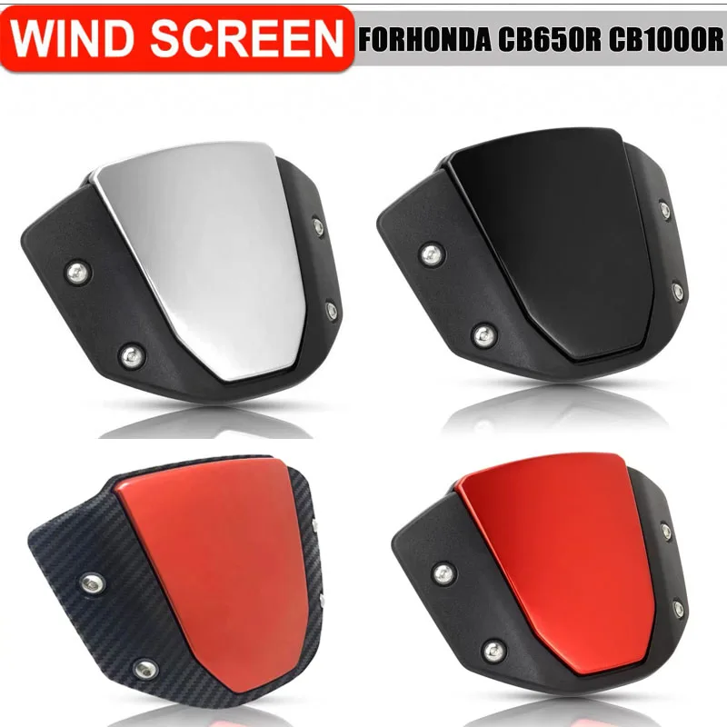 Motorcycle Windshield Windscreen For Honda CB650R 2019-2023 CB1000R 2018-2020 Sport Wind Deflector Visor Screen With Bracket
Motorcycle Windshield Windscreen For Honda CB650R 2019-2023 CB1000R 2018-2020 Sport Wind Deflector Visor Screen With Bracket