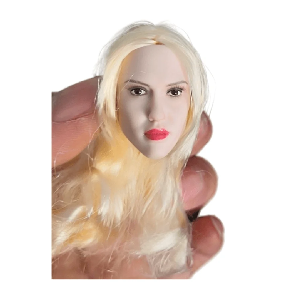 1/6 Scale Carving GELIFANG Max Female Head Model PVC Plant Hair Golden Uurls Suitable 12Inch Action Figure Body DOLL
1/6 Scale Carving GELIFANG Max Female Head Model PVC Plant Hair Golden Uurls Suitable 12Inch Action Figure Body DOLL