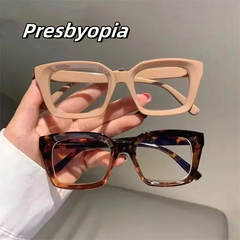 Women Fashion Oversized Frame Blue Light Blocking Reading Eyewear Luxury Far Sight Eyeglasses High Quality Presbyopia Goggle
Women Fashion Oversized Frame Blue Light Blocking Reading Eyewear Luxury Far Sight Eyeglasses High Quality Presbyopia Goggle