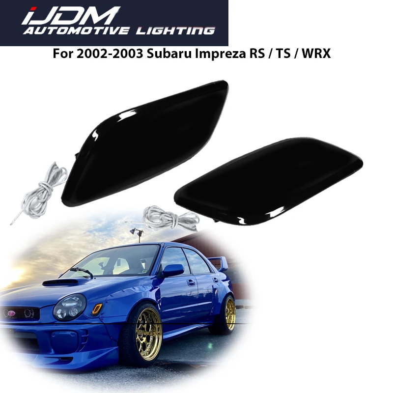 For 2002-2003 Subaru Impreza RS TS WRX Switchback Amber LED Front Corner Parking Marker Signal Lights w/ White DRL/Driving light
For 2002-2003 Subaru Impreza RS TS WRX Switchback Amber LED Front Corner Parking Marker Signal Lights w/ White DRL/Driving light