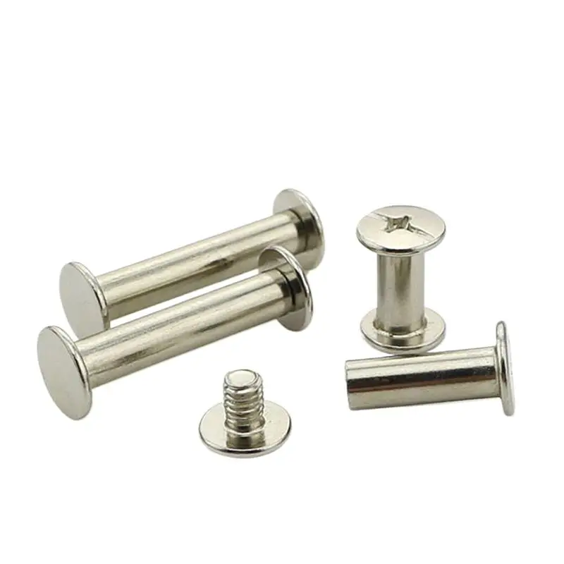 20-100pcs/lot Nickel Plated Flat Head Cross Recessed Female Screw Butt Screw Pair Lock Screw Account Book Nail Rivet Album Pair
20-100pcs/lot Nickel Plated Flat Head Cross Recessed Female Screw Butt Screw Pair Lock Screw Account Book Nail Rivet Album Pair