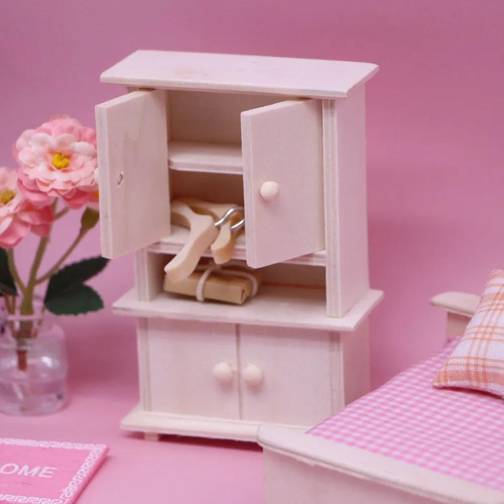 Miniature Wardrobe Ornament Compact Size Miniature Closet for Bedroom Scene Enhancing Creativity Mini House Furniture
Miniature Wardrobe Ornament Compact Size Miniature Closet for Bedroom Scene Enhancing Creativity Mini House Furniture