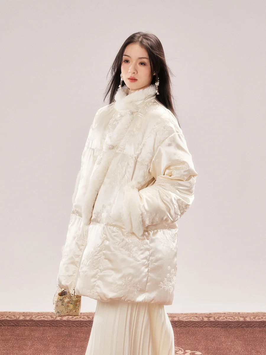 Li Buwan President's Mansion Daughter 90 White Du down Quilted Jaet Women's Winter Warm Faionable Versatile Puffer Coat
Li Buwan President's Mansion Daughter 90 White Du down Quilted Jaet Women's Winter Warm Faionable Versatile Puffer Coat