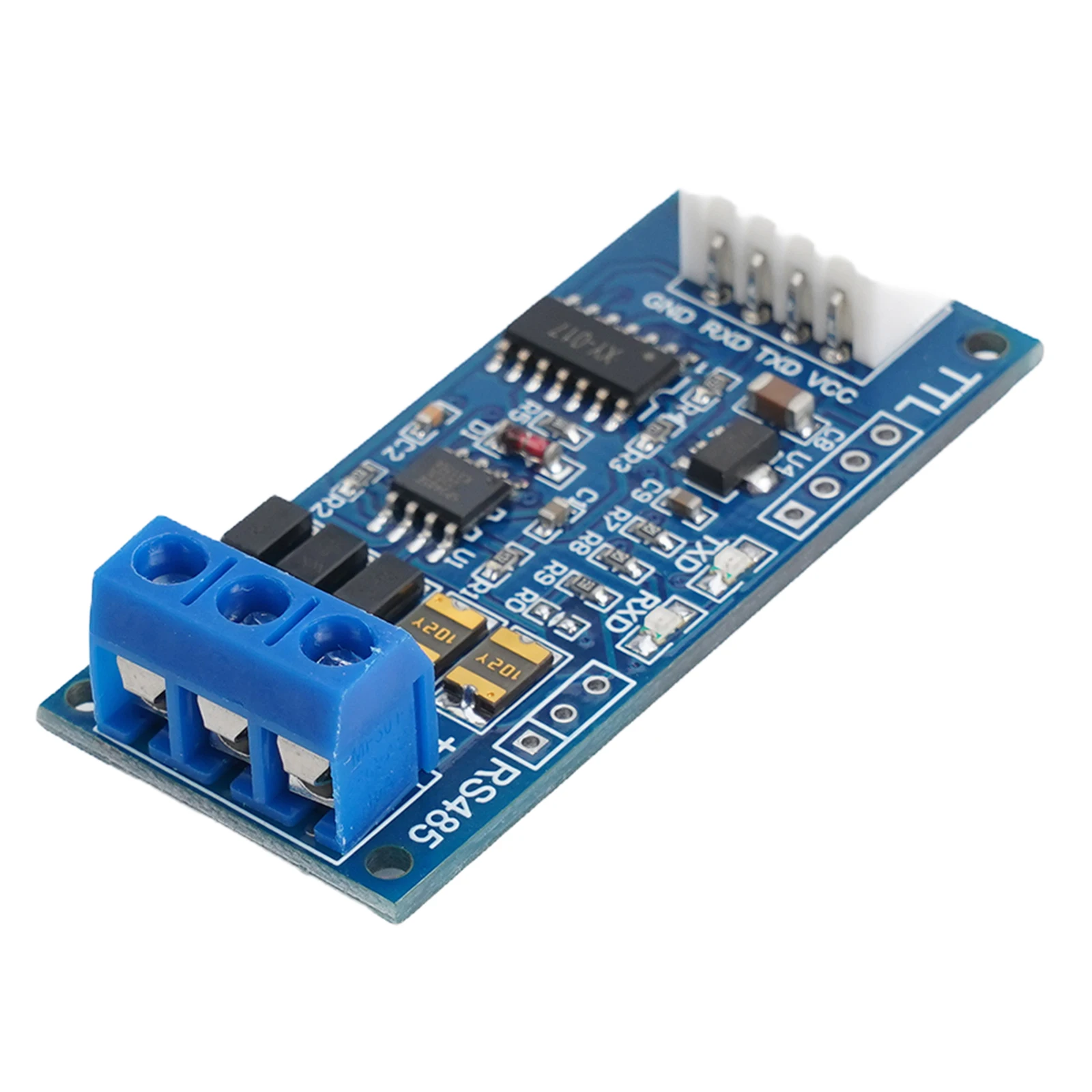Модуль TTL в RS485 XY-K485, пластиковый последовательный порт TTL в Модуль RS485, UART, автоматическая защита от помех, метод укладки меди
Модуль TTL в RS485 XY-K485, пластиковый последовательный порт TTL в Модуль RS485, UART, автоматическая защита от помех, метод укладки меди