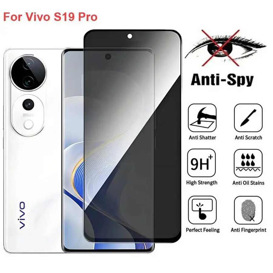 Vivo S19 V2362A Anti Spy Privacy Tempered Glass Protector Compatible For Vivos19 Pro Full Cover Screen Phone Film
Vivo S19 V2362A Anti Spy Privacy Tempered Glass Protector Compatible For Vivos19 Pro Full Cover Screen Phone Film