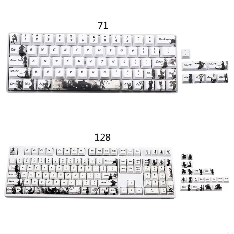 B0KF 71/128 Ключи Keys Knight Errant Keycaps с оригинальной заводской высотой вишневой профиль PBT-клавиш для MX Switch
B0KF 71/128 Ключи Keys Knight Errant Keycaps с оригинальной заводской высотой вишневой профиль PBT-клавиш для MX Switch