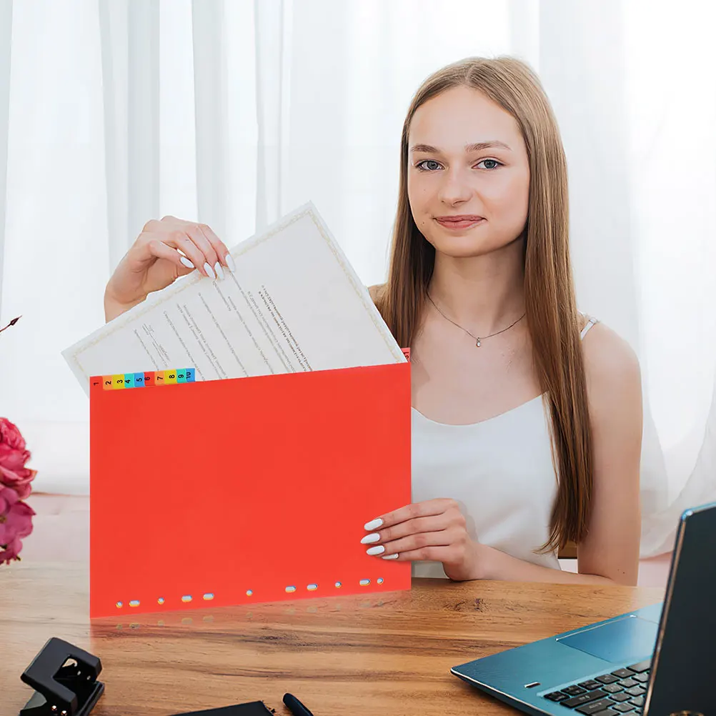 2 Sets A4 Index Divider Binder Dividers with Tabs Classification File Folder Pvc 31
2 Sets A4 Index Divider Binder Dividers with Tabs Classification File Folder Pvc 31