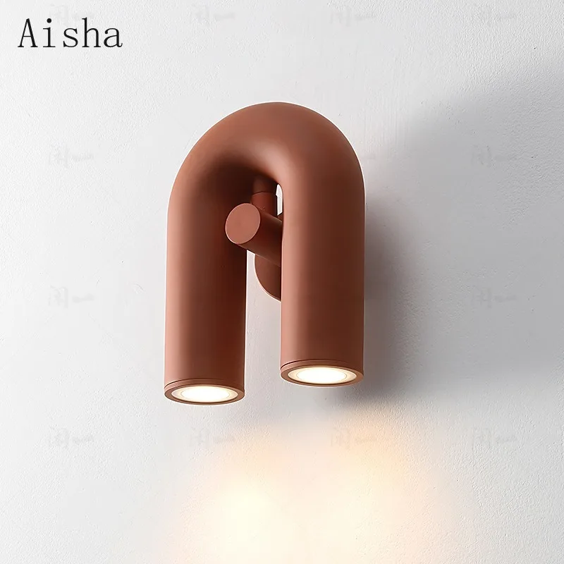 U-shaped Water Pipe Wall Lamp Nordic Home Bedside Aisle Rotatable LED Wall Sconces Hotel Engineering Aisle Wall Lighting Fixture
U-shaped Water Pipe Wall Lamp Nordic Home Bedside Aisle Rotatable LED Wall Sconces Hotel Engineering Aisle Wall Lighting Fixture