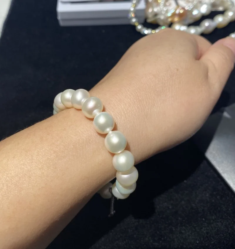 8-9mm Elegant Natural Freshwater Pearl Bracelet White Round Bracelets Charm Adjustable Bangle For Women Fine Jewelry Party Gift
8-9mm Elegant Natural Freshwater Pearl Bracelet White Round Bracelets Charm Adjustable Bangle For Women Fine Jewelry Party Gift