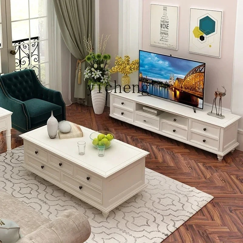 GZ-8 American solid wood TV cabinet coffee table combination living room floor cabinet storage simple European furniture
GZ-8 American solid wood TV cabinet coffee table combination living room floor cabinet storage simple European furniture