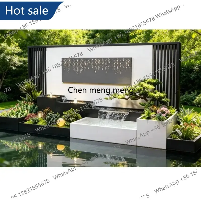M02 Stainless Steel Garden Water Curtain Wall -Durable Rustproof Recirculating Waterfall Screen for Villa Landscape Fish Pond
M02 Stainless Steel Garden Water Curtain Wall -Durable Rustproof Recirculating Waterfall Screen for Villa Landscape Fish Pond
