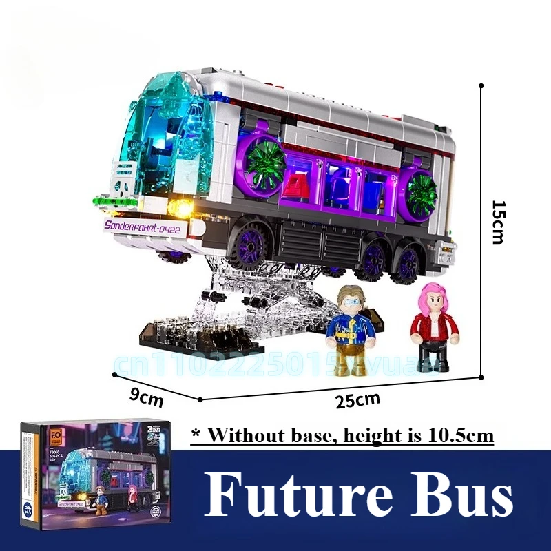 Future Bus Building Blocks Cyberpunk Series Car Small Assembled Collect Model Toys Room Decoration Children's Birthday Gifts
Future Bus Building Blocks Cyberpunk Series Car Small Assembled Collect Model Toys Room Decoration Children's Birthday Gifts