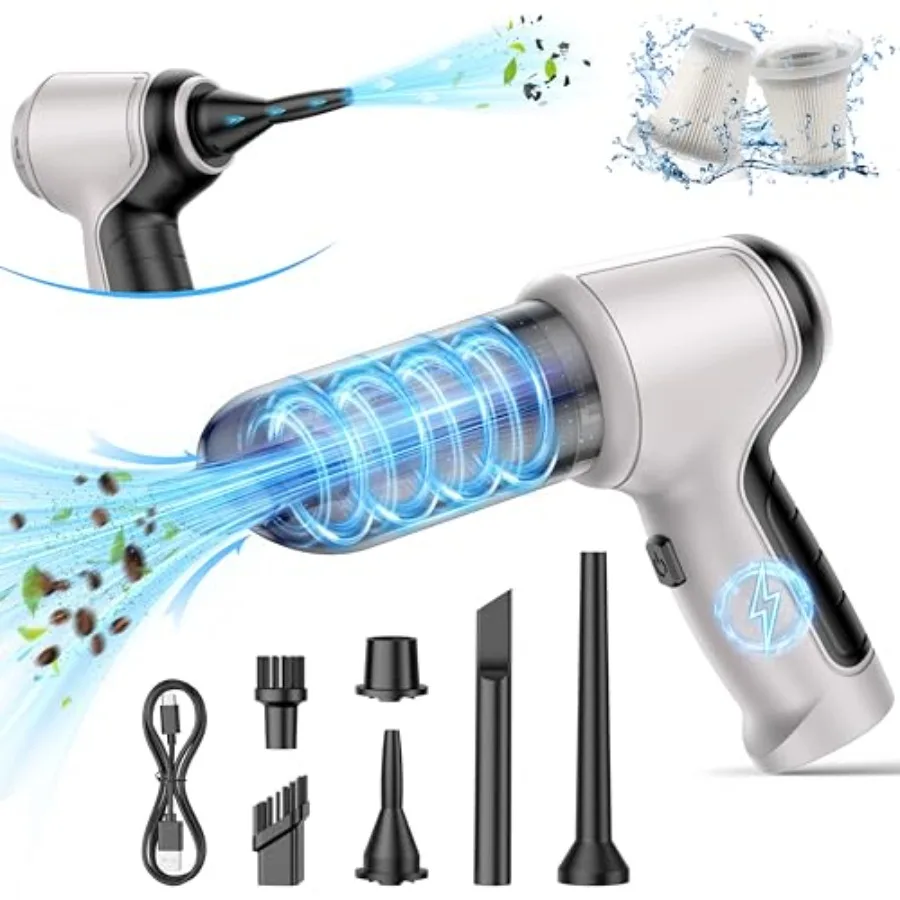 Car Vacuum Cleaner, 15000Pa Handheld Cordless Rechargeable Wet and Dry Vacuum, 120W High Power for Car, Pet, Home, Office Clean
Car Vacuum Cleaner, 15000Pa Handheld Cordless Rechargeable Wet and Dry Vacuum, 120W High Power for Car, Pet, Home, Office Clean