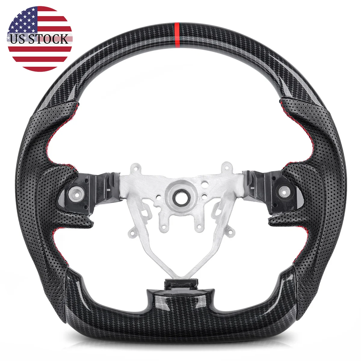 Hydro-Dip Carbon Fiber Steering Wheel For Subaru WRX 2008-2014 Perforated Leather Grips Flat Bottom Racing Wheel
Hydro-Dip Carbon Fiber Steering Wheel For Subaru WRX 2008-2014 Perforated Leather Grips Flat Bottom Racing Wheel