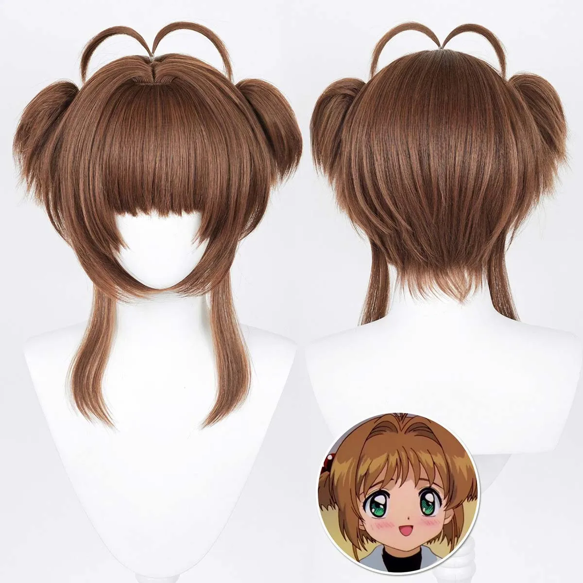 Women Halloween Costumes Party Anime Cardcaptor Kinomoto Sakura Brown Ponytail Wig
Women Halloween Costumes Party Anime Cardcaptor Kinomoto Sakura Brown Ponytail Wig