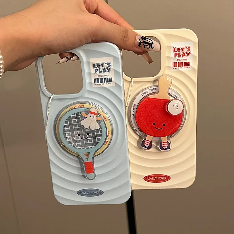 Rotating bracket suitable for Apple 16 pro max Ping Pong Cartoon Phone Case iPhone 15 Fun Badminton 14 Protective Cover
Rotating bracket suitable for Apple 16 pro max Ping Pong Cartoon Phone Case iPhone 15 Fun Badminton 14 Protective Cover