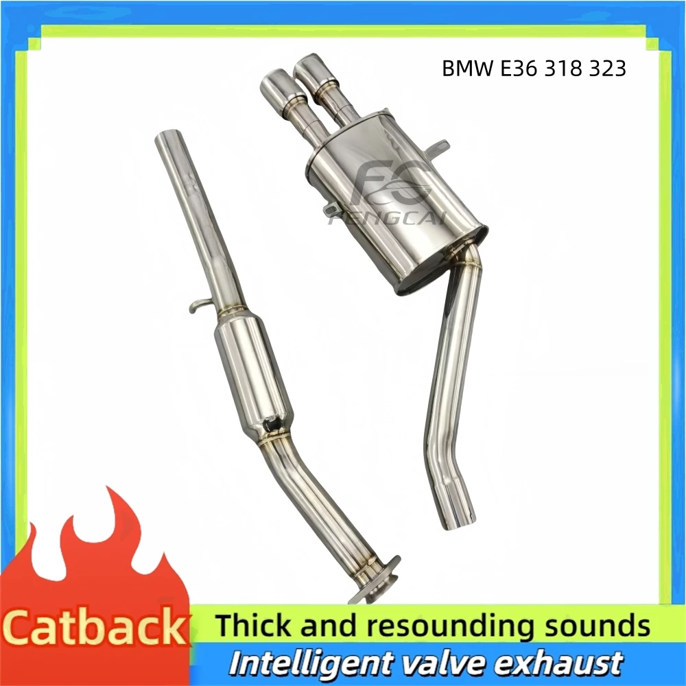 Высокопроизводительный глушитель выхлопной системы для BMW E36 318 323 SS304, модификация выхлопной трубы Catback, идеальная установка
Высокопроизводительный глушитель выхлопной системы для BMW E36 318 323 SS304, модификация выхлопной трубы Catback, идеальная установка