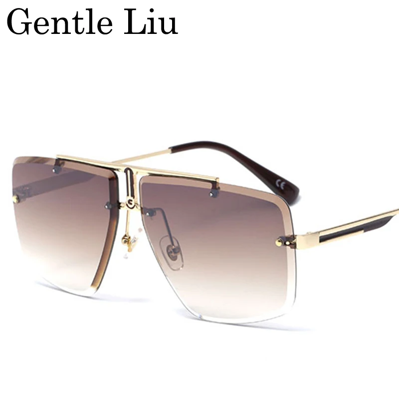Oversized Square Rimless Punk Sunglasses Men 2025 Luxury Brand Vintage Metal Frame Sun Glasses For Male Outdoor UV400 Eyewear
Oversized Square Rimless Punk Sunglasses Men 2025 Luxury Brand Vintage Metal Frame Sun Glasses For Male Outdoor UV400 Eyewear