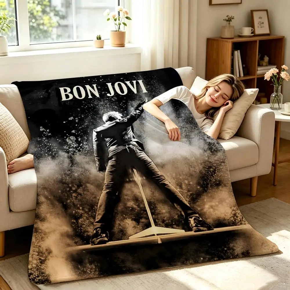 Music B-Bon J-Jovi Throw Soft Warm Flannel Throw Blanket Multi‑use for Sofa Bed Office Portable Air Conditioning Nap Blanket
Music B-Bon J-Jovi Throw Soft Warm Flannel Throw Blanket Multi‑use for Sofa Bed Office Portable Air Conditioning Nap Blanket