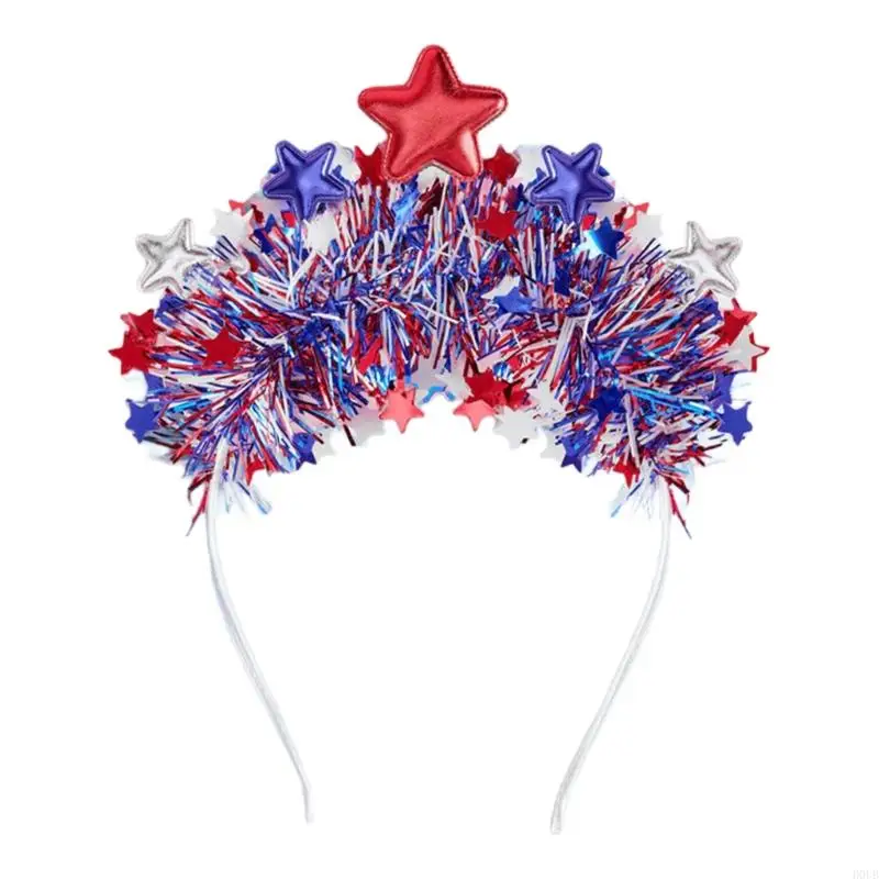 Star Pattern Headband Independence Day Hair Hoop Comfortable Headbands for Parties and Daily Wear
Star Pattern Headband Independence Day Hair Hoop Comfortable Headbands for Parties and Daily Wear