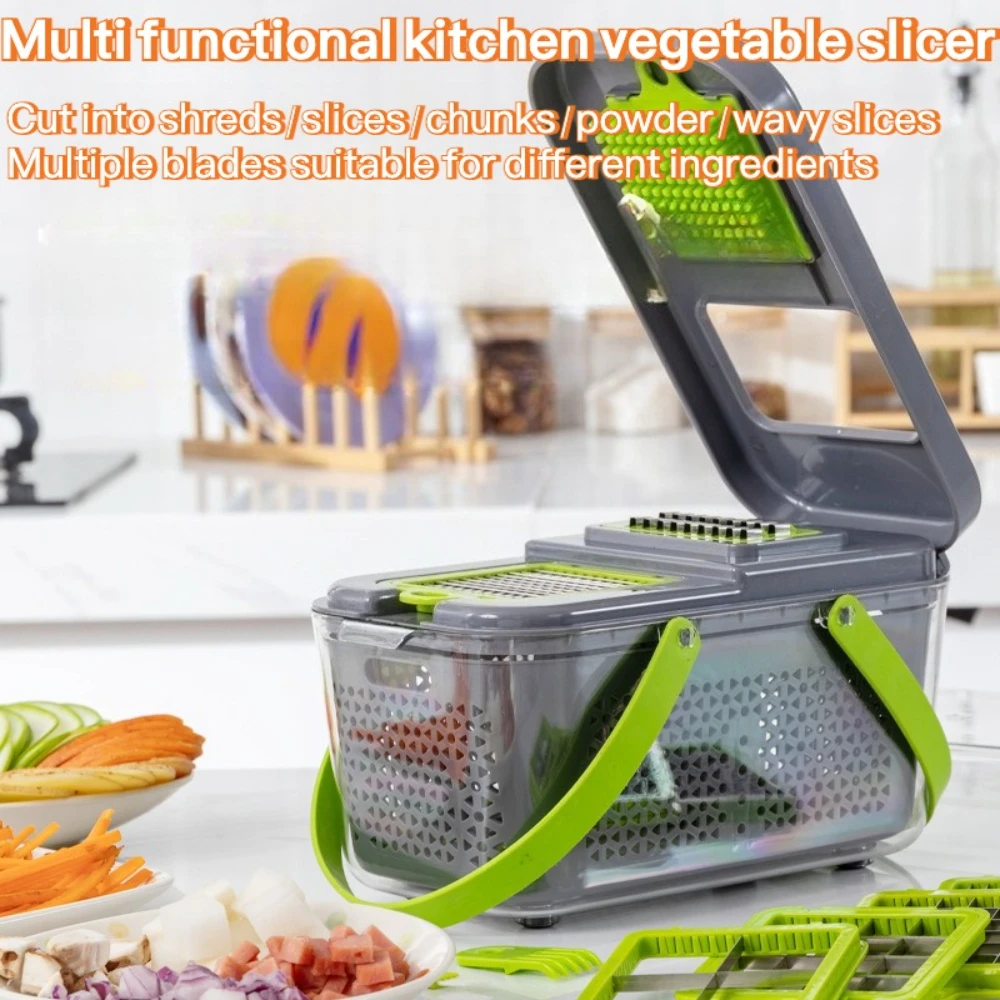 22piece Multifunctional Vegetable Slicer Set Garlic Crusher Kitchen Cooking Gadgets Salad Spinner Vegetable Cutter Potato Cutter
22piece Multifunctional Vegetable Slicer Set Garlic Crusher Kitchen Cooking Gadgets Salad Spinner Vegetable Cutter Potato Cutter