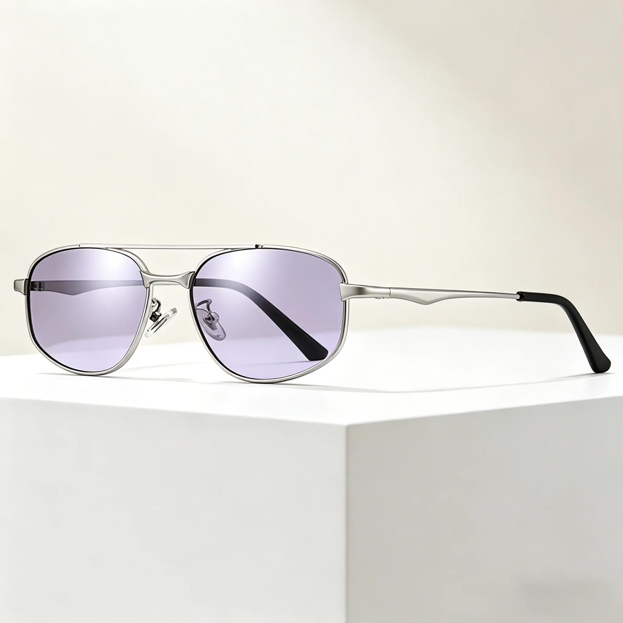 Metal-Frame Aviator Sunglasses with Gradient Lenses Double Bridge Design UV400 Resistant Stylish Frame for Men and Women
Metal-Frame Aviator Sunglasses with Gradient Lenses Double Bridge Design UV400 Resistant Stylish Frame for Men and Women