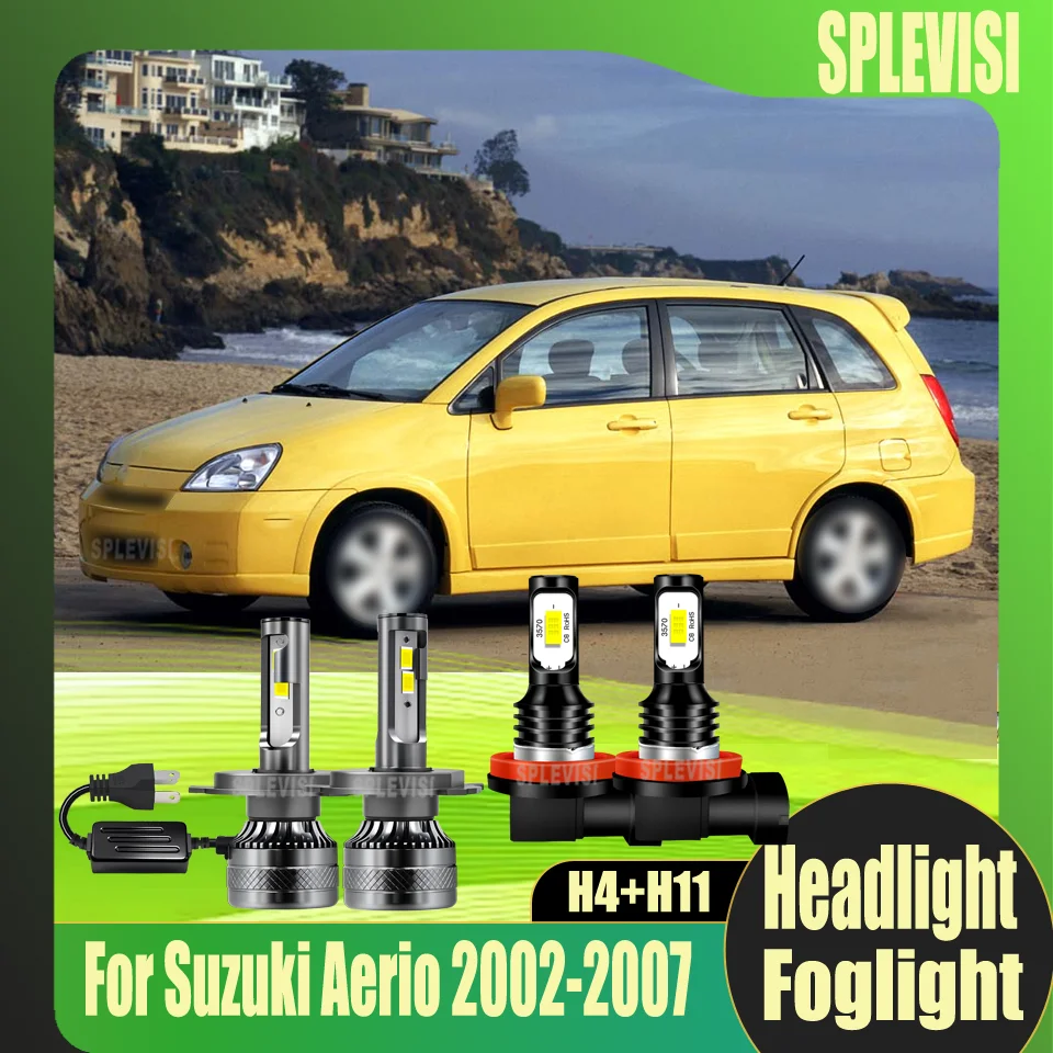 LED Headlight Foglight Lifetime over 50000hrs Night driving safety Shockproof For Suzuki Aerio 2002 2003 2004 2005 2006 2007
LED Headlight Foglight Lifetime over 50000hrs Night driving safety Shockproof For Suzuki Aerio 2002 2003 2004 2005 2006 2007