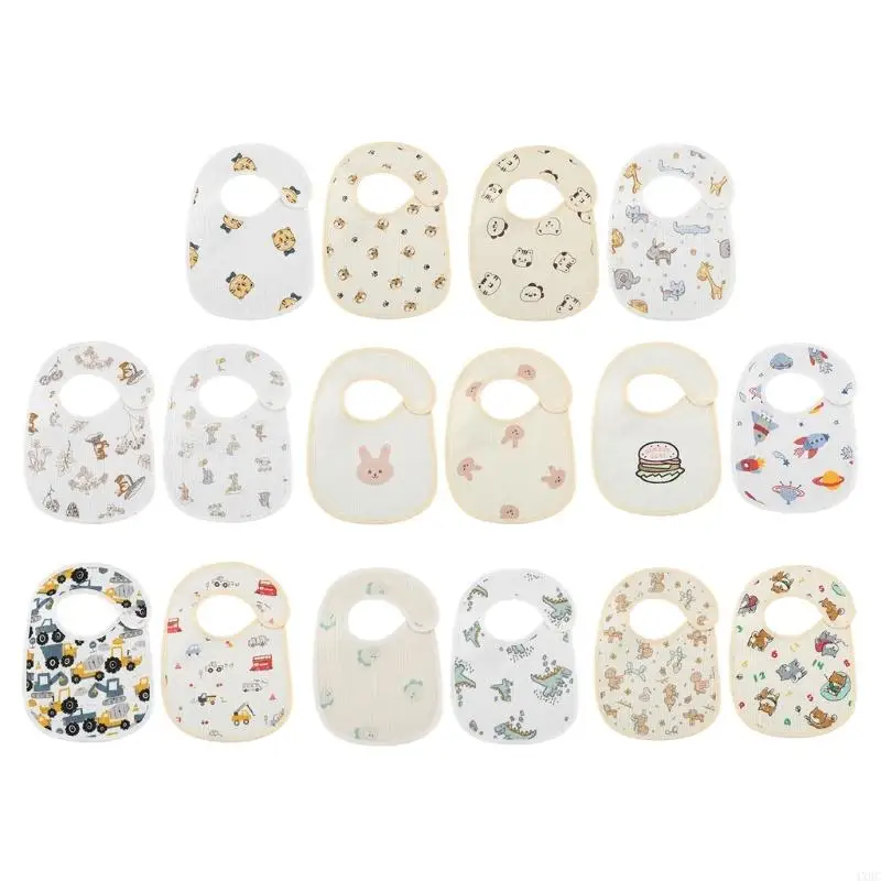 Pack of 2pcs Baby Cotton Bibs Animal Print Newborn Teething Bib Drooling Bibs 4XBC
Pack of 2pcs Baby Cotton Bibs Animal Print Newborn Teething Bib Drooling Bibs 4XBC