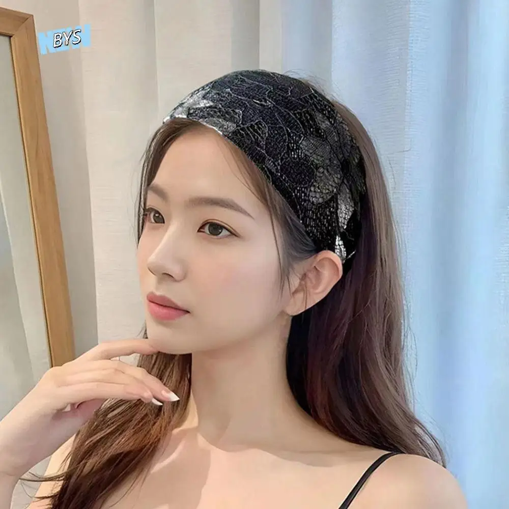 Sweet Mesh Lace Embroidery headband Flower Spring Toothed Non-slip Hairband Non-slip Wide Women Hair Hoop Bathing
Sweet Mesh Lace Embroidery headband Flower Spring Toothed Non-slip Hairband Non-slip Wide Women Hair Hoop Bathing