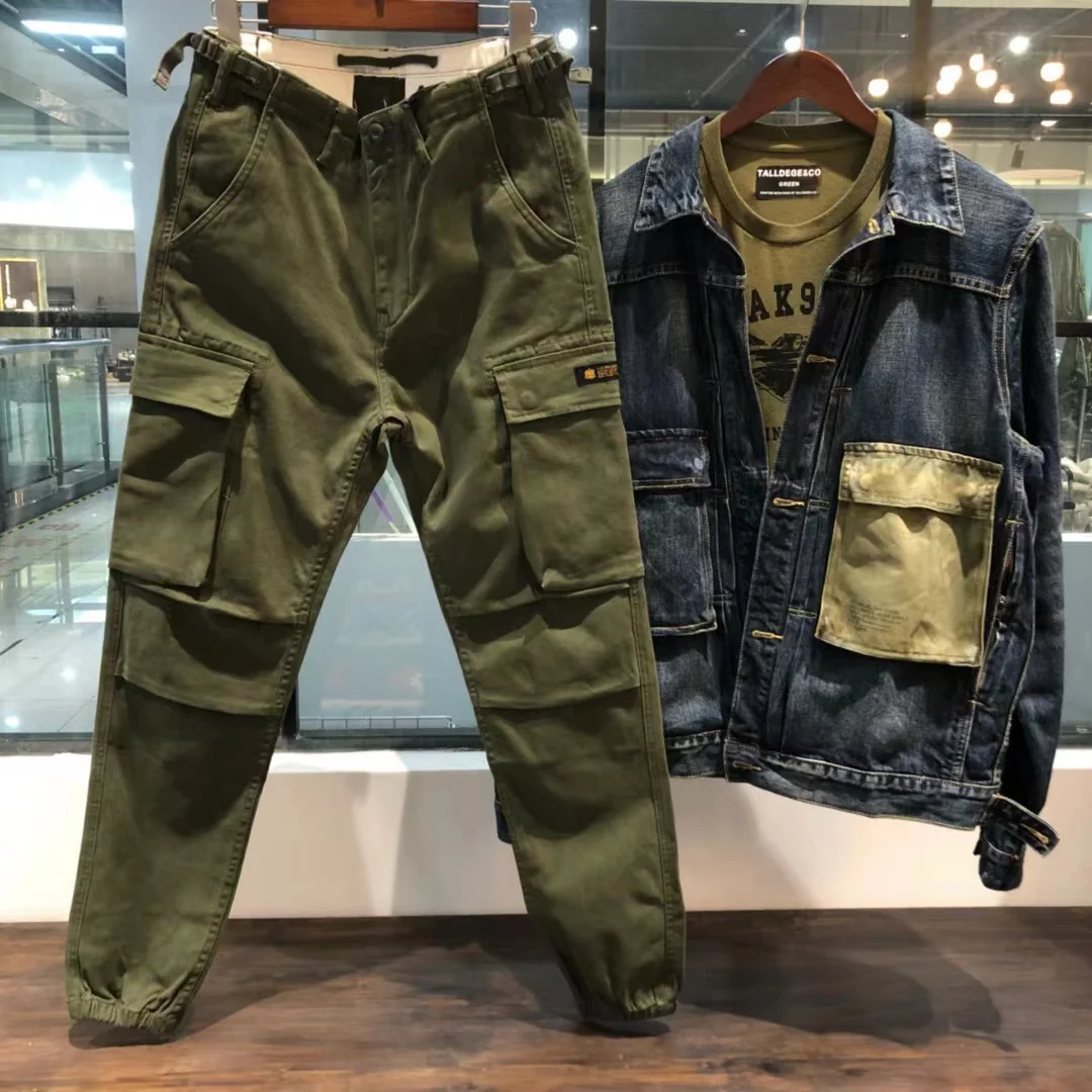 Мужские повседневные брюки American Motorcycle Sle, хлопковая рабочая одежда с большими карманами, приталенные, прямого кроя, длинные брюки
Мужские повседневные брюки American Motorcycle Sle, хлопковая рабочая одежда с большими карманами, приталенные, прямого кроя, длинные брюки