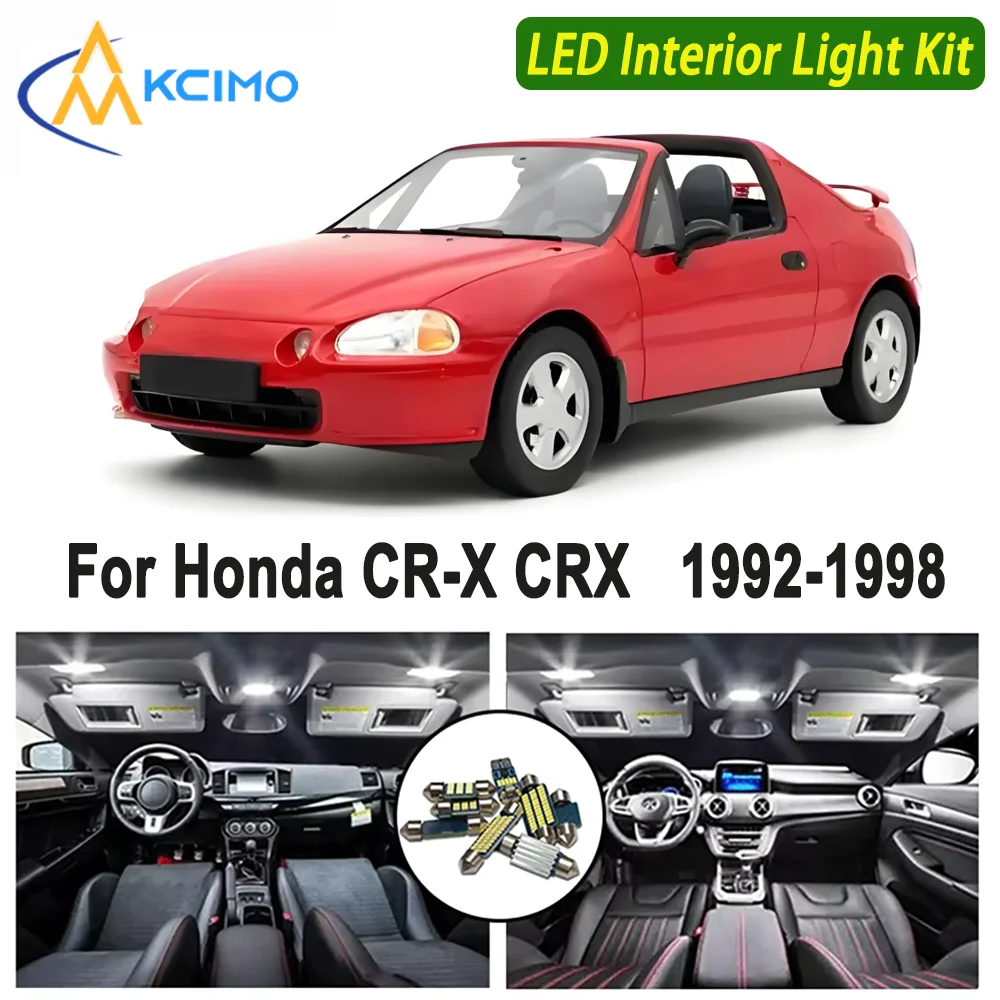Kcimo LED For Honda CR-X CRX (1992-1998) Premium Bright LED Interior Dome Map Trunk Light Kit Car Led Lamps New Car LED Lights
Kcimo LED For Honda CR-X CRX (1992-1998) Premium Bright LED Interior Dome Map Trunk Light Kit Car Led Lamps New Car LED Lights
