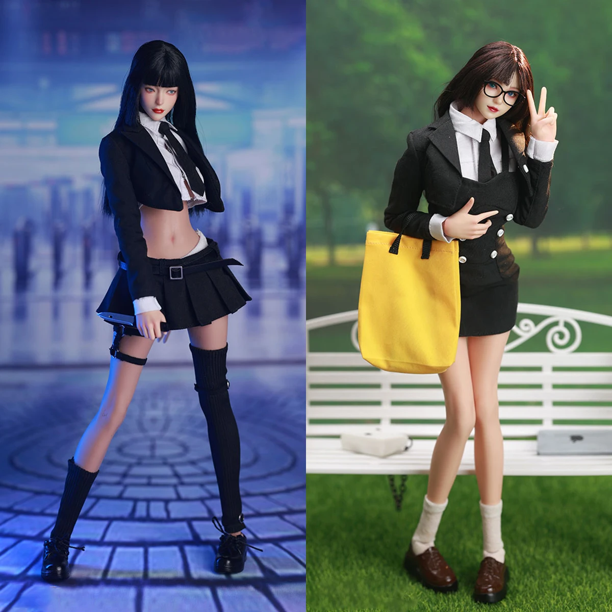 in Stock 1/6 Scale Female Black Suit Skirt Clothes Set Model Fit 12'' JOQ-21D Asian Soldier Action Figure Body Dolls
in Stock 1/6 Scale Female Black Suit Skirt Clothes Set Model Fit 12'' JOQ-21D Asian Soldier Action Figure Body Dolls