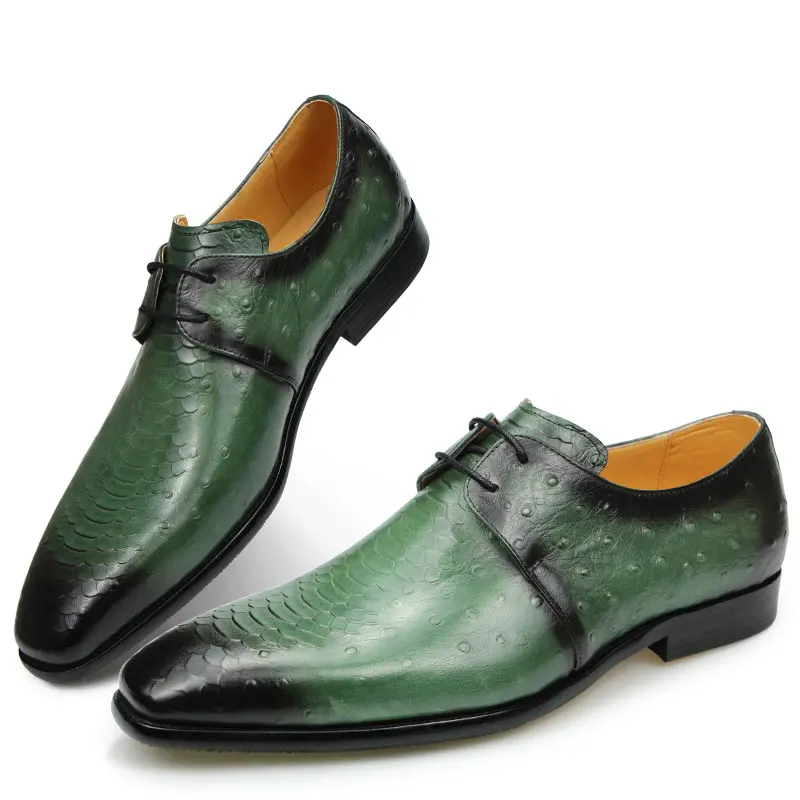 Classic Casual Shoes Men's Genuine Leather Comfortable Footwear Dress Large Size Derby Breathable Lace-up Man Shoe Black Green
Classic Casual Shoes Men's Genuine Leather Comfortable Footwear Dress Large Size Derby Breathable Lace-up Man Shoe Black Green