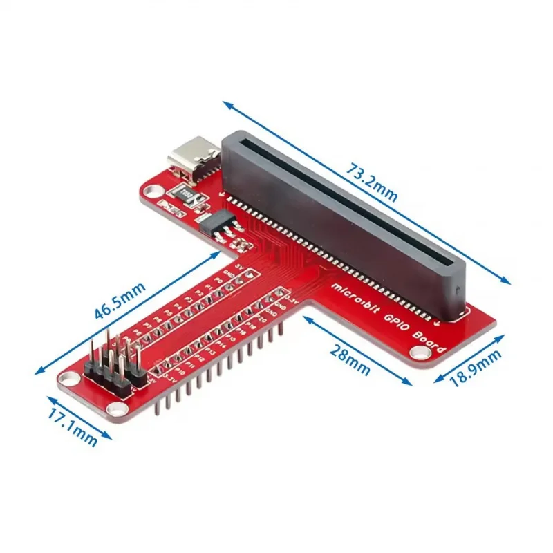bitDevelopment Board TTypeGPIOExpansion board type-c micro:bit Breadboard Adapter Board Python
bitDevelopment Board TTypeGPIOExpansion board type-c micro:bit Breadboard Adapter Board Python