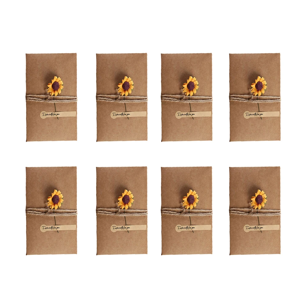 12pcs Sunflower Greeting Cards Mini Vintage Birthday Invitation Party Cards Eco Friendly Kraft Paper Ideal for Christmas
12pcs Sunflower Greeting Cards Mini Vintage Birthday Invitation Party Cards Eco Friendly Kraft Paper Ideal for Christmas