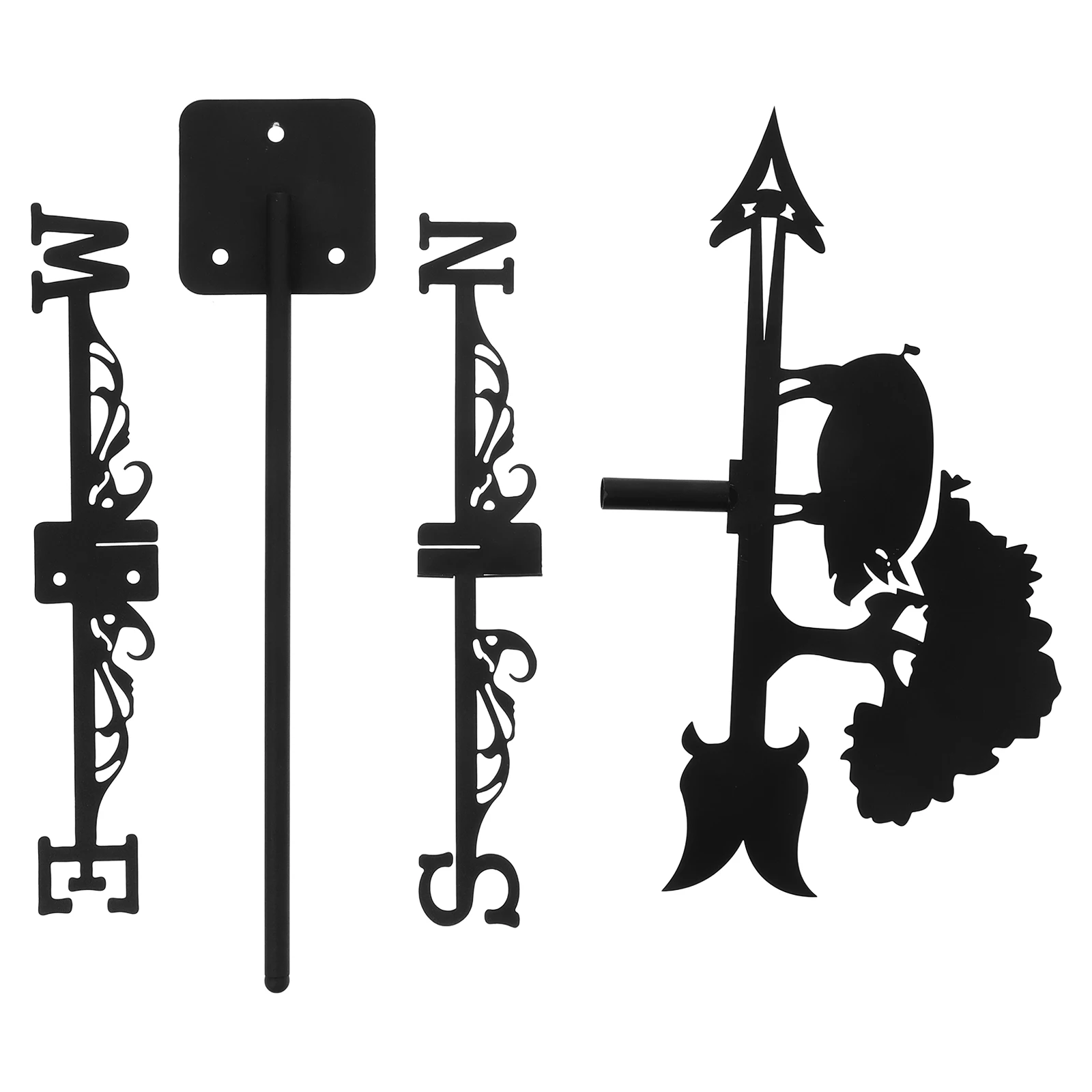 1pc Roof Garden Decoration Iron Weathervane Stakes Metal Measuring Tool Lawn Ornaments Weather Vane Pig Wind Direction Indicator
1pc Roof Garden Decoration Iron Weathervane Stakes Metal Measuring Tool Lawn Ornaments Weather Vane Pig Wind Direction Indicator