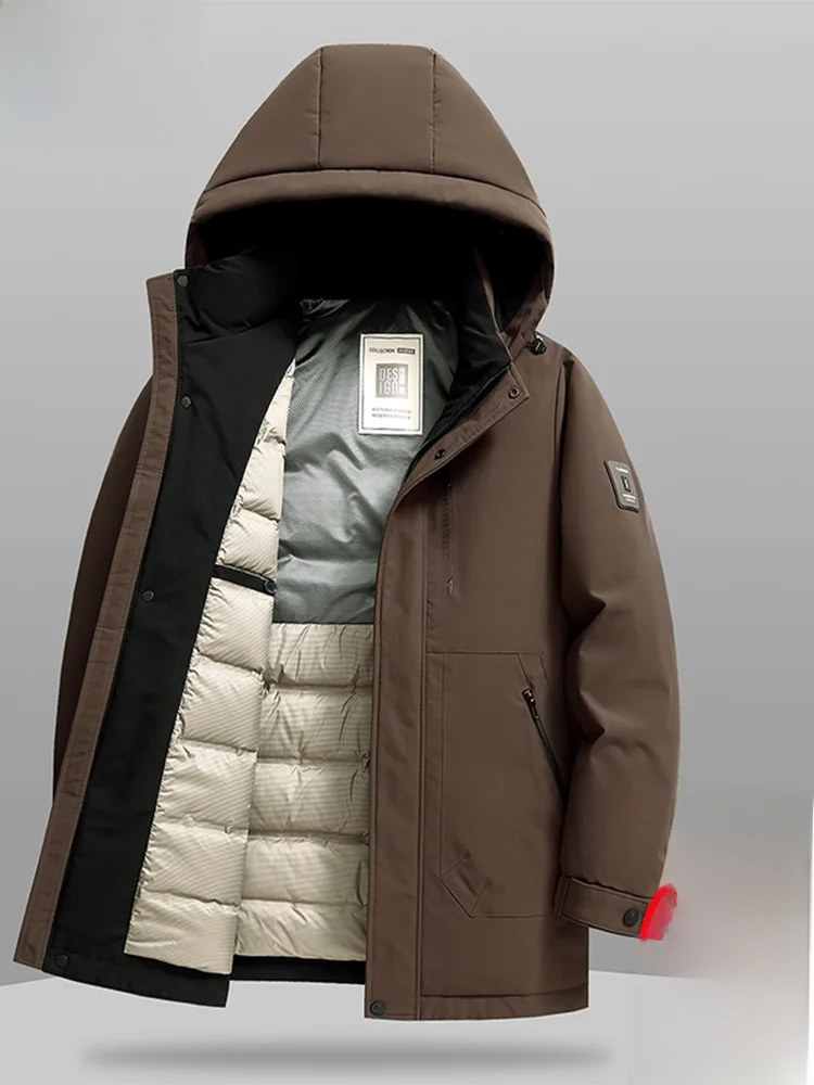 Мужской пуховик Woodpeer 2025: Новая зимняя коллекция, утепленная куртка с капюшоном, ветрозащитная, теплая, повседневная, для активного отдыха
Мужской пуховик Woodpeer 2025: Новая зимняя коллекция, утепленная куртка с капюшоном, ветрозащитная, теплая, повседневная, для активного отдыха