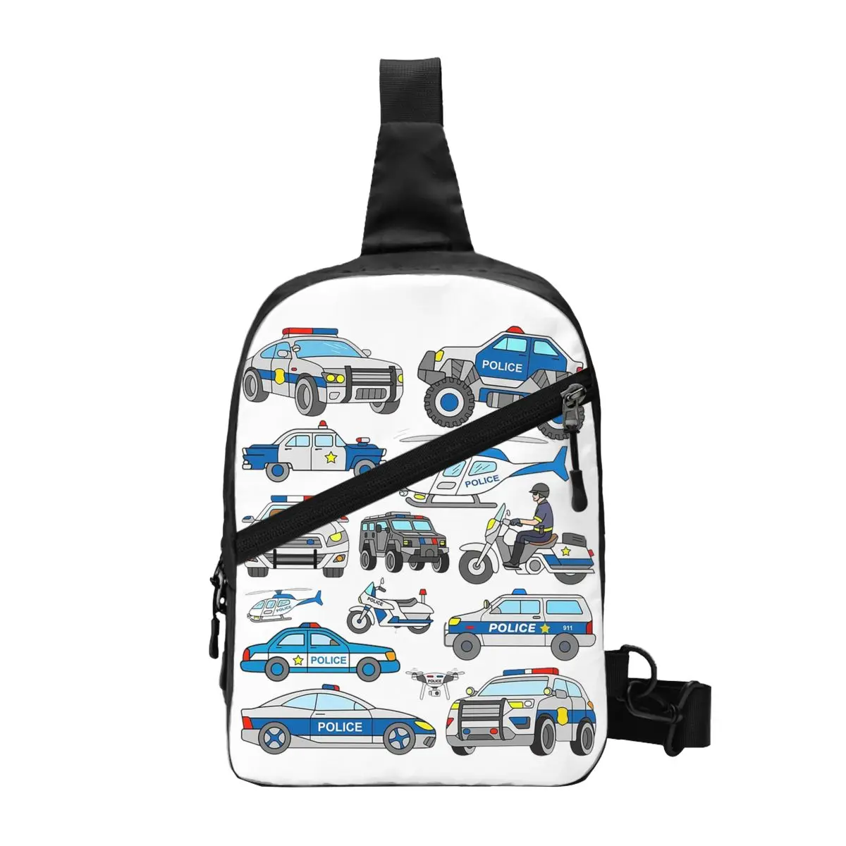 Police Car Design Chest Bag Men Sling Crossbody Backpack Chest Bag Traveling Hiking Daypack Shoulder Bag
Police Car Design Chest Bag Men Sling Crossbody Backpack Chest Bag Traveling Hiking Daypack Shoulder Bag