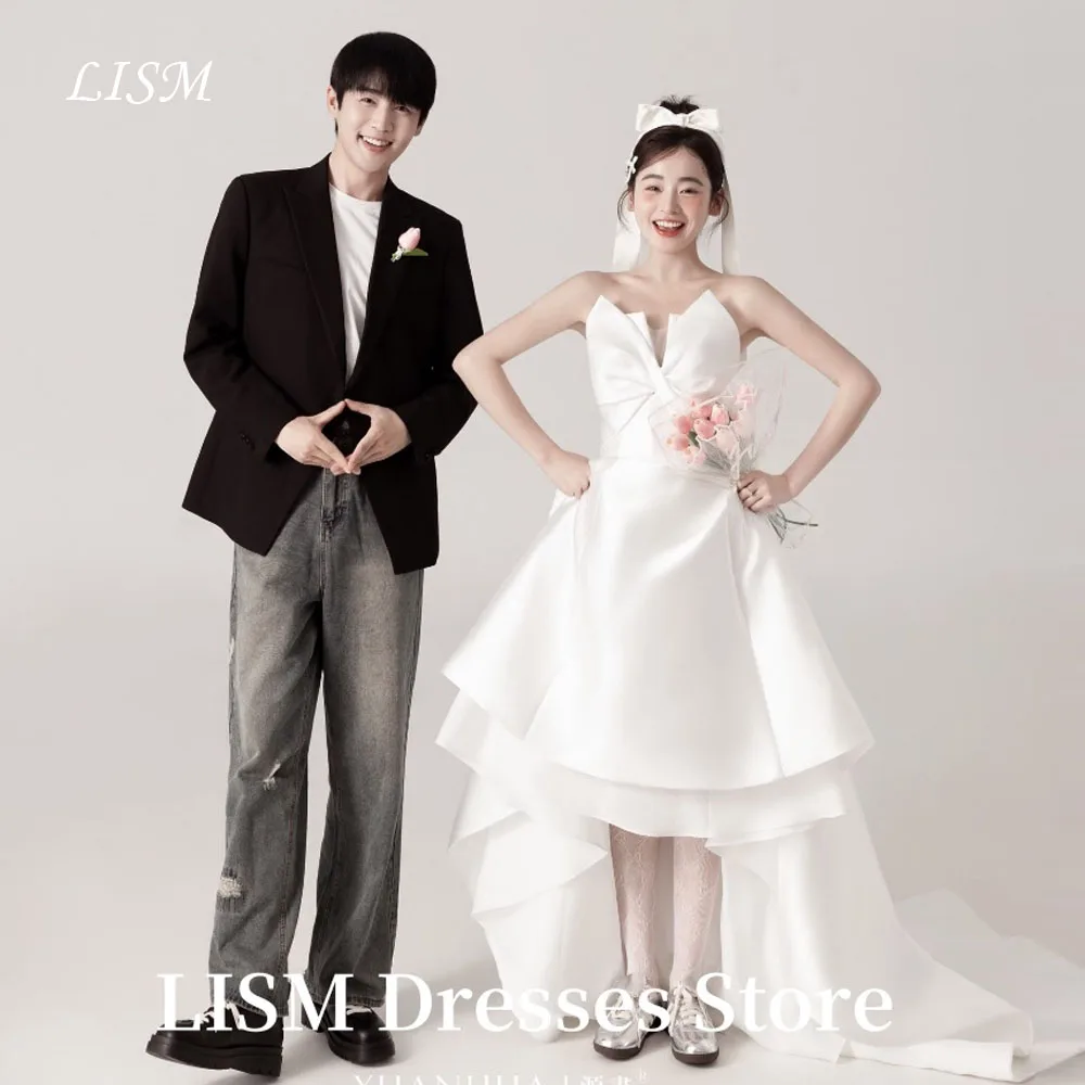 LISM Sweetheart A-Line Korea Wedding Dresses Photo Shoot Soft Satin Floor Length Elegant Bridal Gowns웨딩드레스Customized Corsets
LISM Sweetheart A-Line Korea Wedding Dresses Photo Shoot Soft Satin Floor Length Elegant Bridal Gowns웨딩드레스Customized Corsets