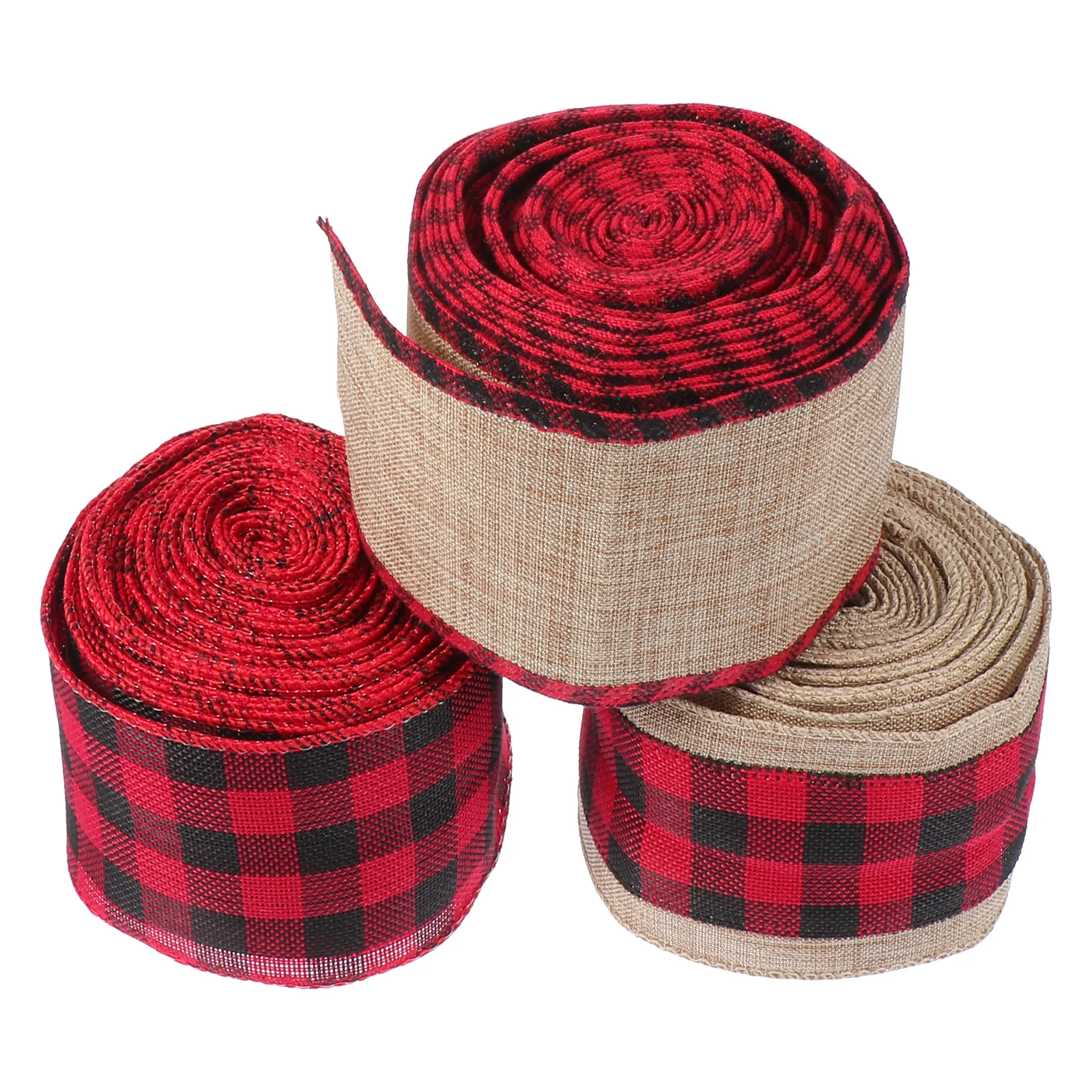 3 Pcs Xmas Decorative Ribbon Gift Packaging Christmas Wired DIY Giant Clothing Textiles
3 Pcs Xmas Decorative Ribbon Gift Packaging Christmas Wired DIY Giant Clothing Textiles