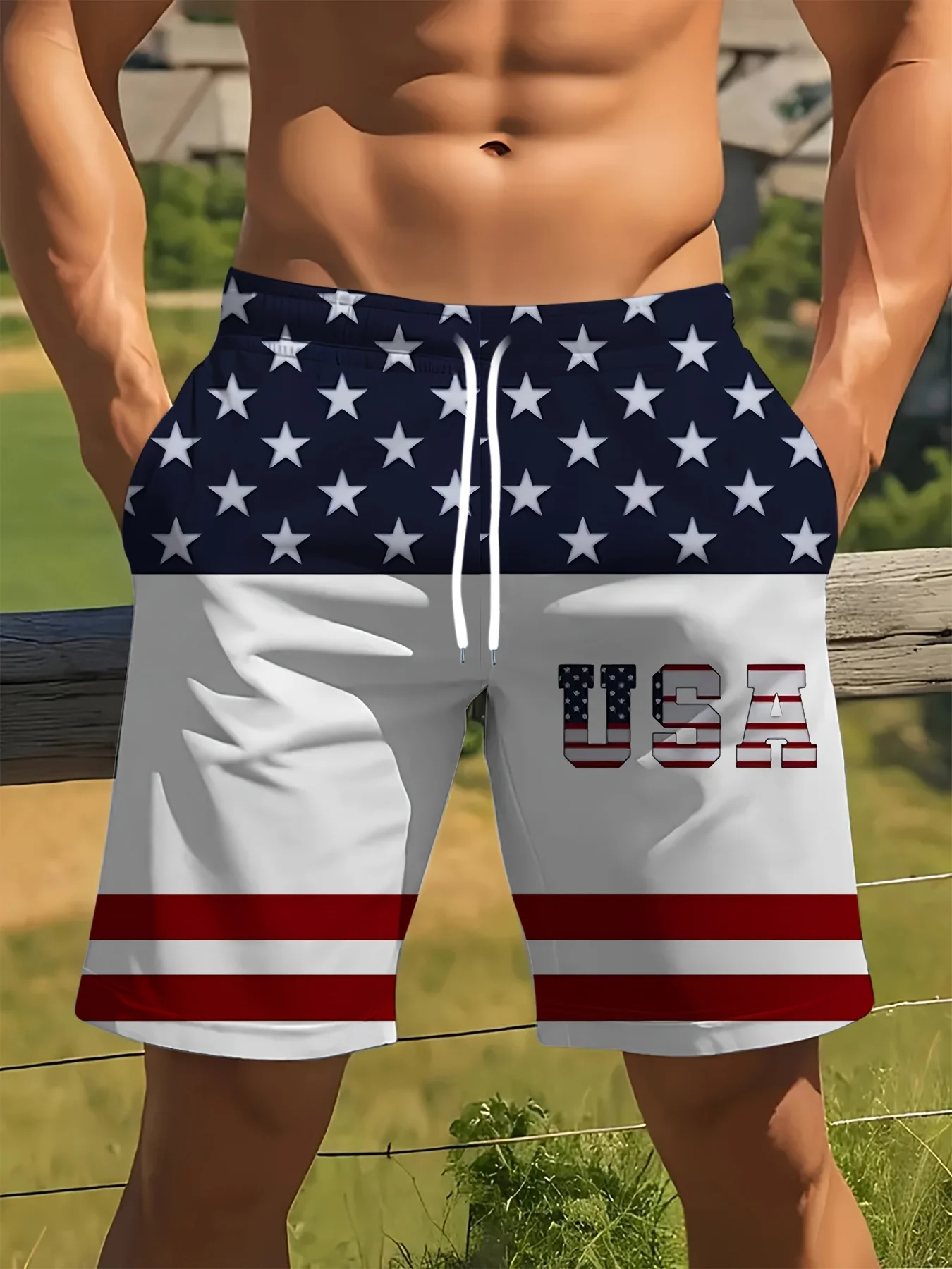 Flag American Men's Shorts Atmospheric Classic Fashion Couple 3D Printed Beach Shorts Casual Fashion Versatile Street Shorts
Flag American Men's Shorts Atmospheric Classic Fashion Couple 3D Printed Beach Shorts Casual Fashion Versatile Street Shorts