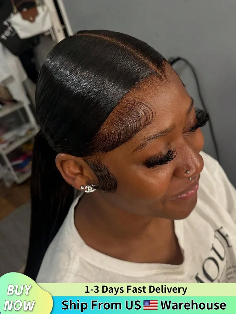 13x4 Straight Lace Front Wigs Human Hair 250 Density Transparent Lace Front Wigs Human Hair Pre Plucked With Baby Hair For Women Straight Lace Frontal Wigs Natural Looking (Natural Black, 26 28 Inch )
13x4 Straight Lace Front Wigs Human Hair 250 Density Transparent Lace Front Wigs Human Hair Pre Plucked With Baby Hair For Women Straight Lace Frontal Wigs Natural Looking (Natural Black, 26 28 Inch )