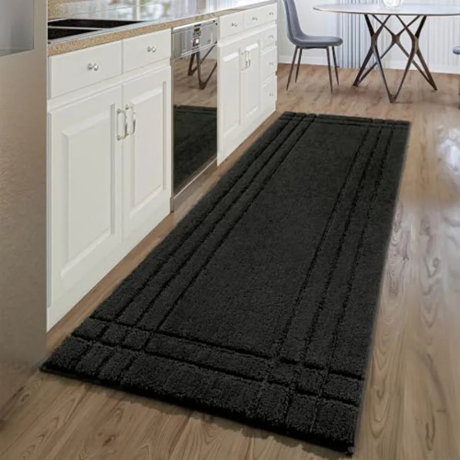 Bathroom Runner Rugs 24 x 60 Extra Long Bath Rug Non-Slip Machine Washable Large Bath Mats for Tub and Shower
Bathroom Runner Rugs 24 x 60 Extra Long Bath Rug Non-Slip Machine Washable Large Bath Mats for Tub and Shower