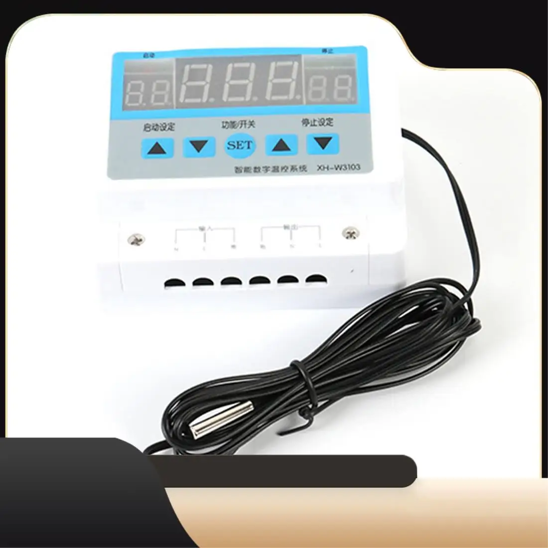 XH-W3103 Max 5000W Digital Thermostat 30A Temperature Controller Switch For Home Industry Appliance-T44C
XH-W3103 Max 5000W Digital Thermostat 30A Temperature Controller Switch For Home Industry Appliance-T44C