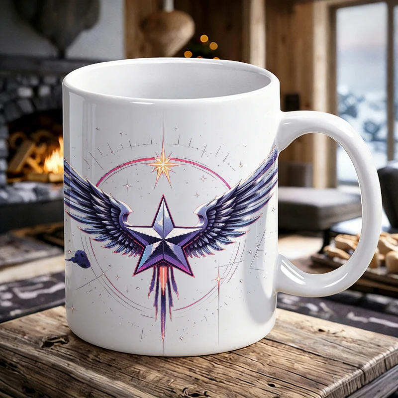 Cup & Mug Set, Star Wing Sky Ceramic Mug, Coffee Cup, Milk Cup, Office Tea Cup, Drinking Cup, Gift for Friends, Fade-Resistant
Cup & Mug Set, Star Wing Sky Ceramic Mug, Coffee Cup, Milk Cup, Office Tea Cup, Drinking Cup, Gift for Friends, Fade-Resistant