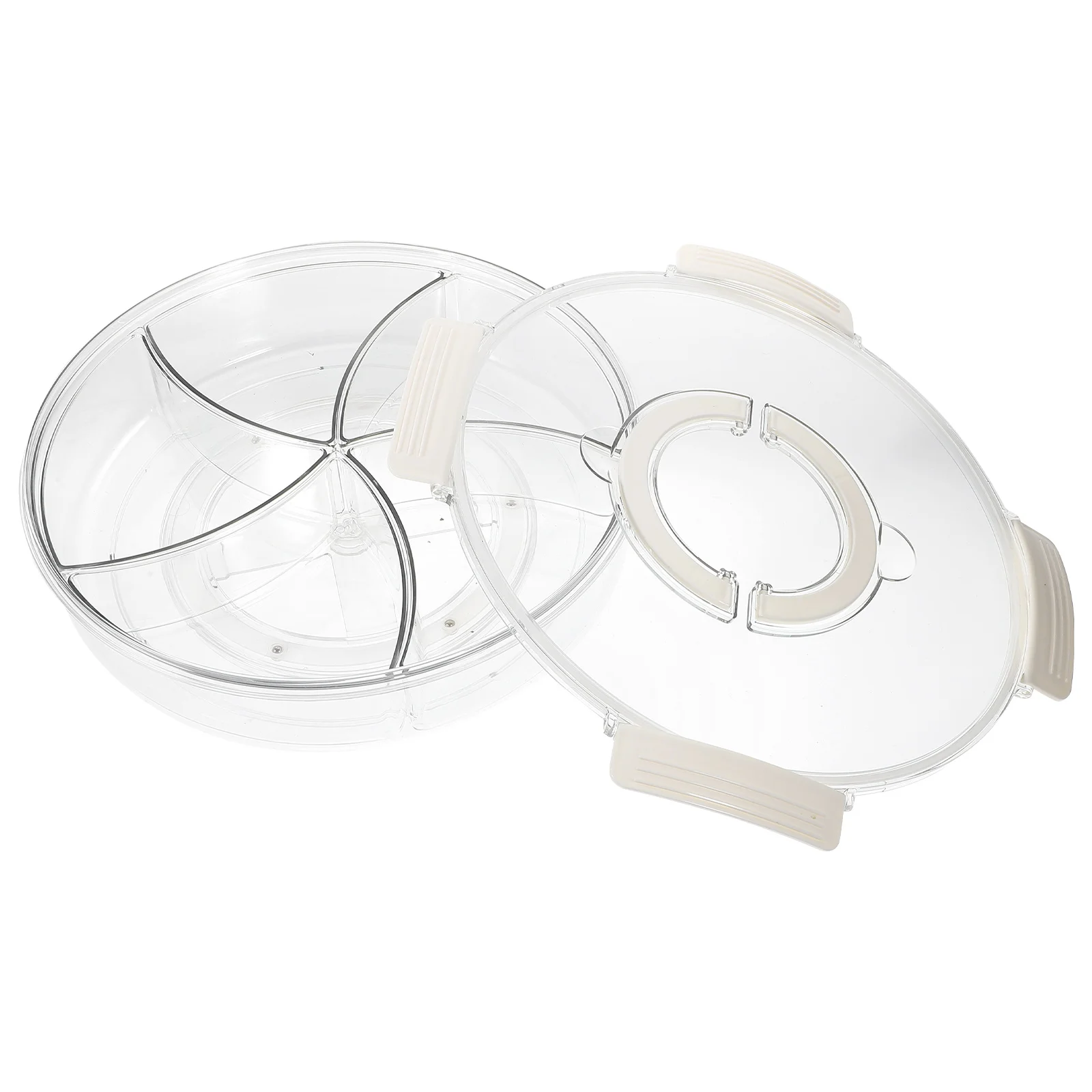 Rotating Fruit Dishes Candy Box Compartment Tray Lid Clear Snack Plate Plastic serving tray dinner plate organizer trays utility
Rotating Fruit Dishes Candy Box Compartment Tray Lid Clear Snack Plate Plastic serving tray dinner plate organizer trays utility